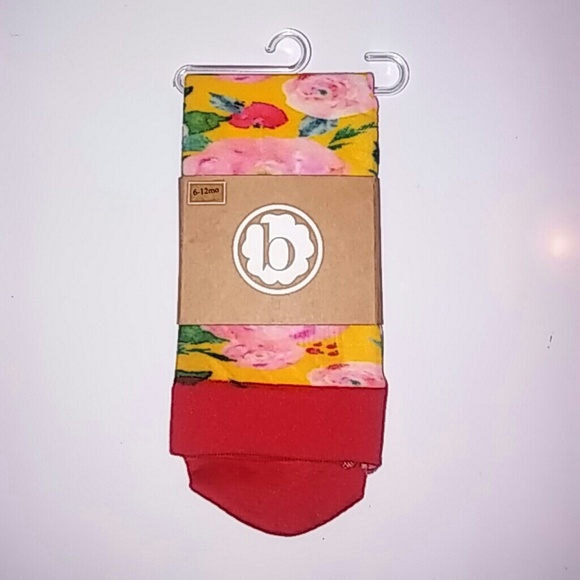 Baby Bling Other - Nw Baby Bling Red 🌺print Tights